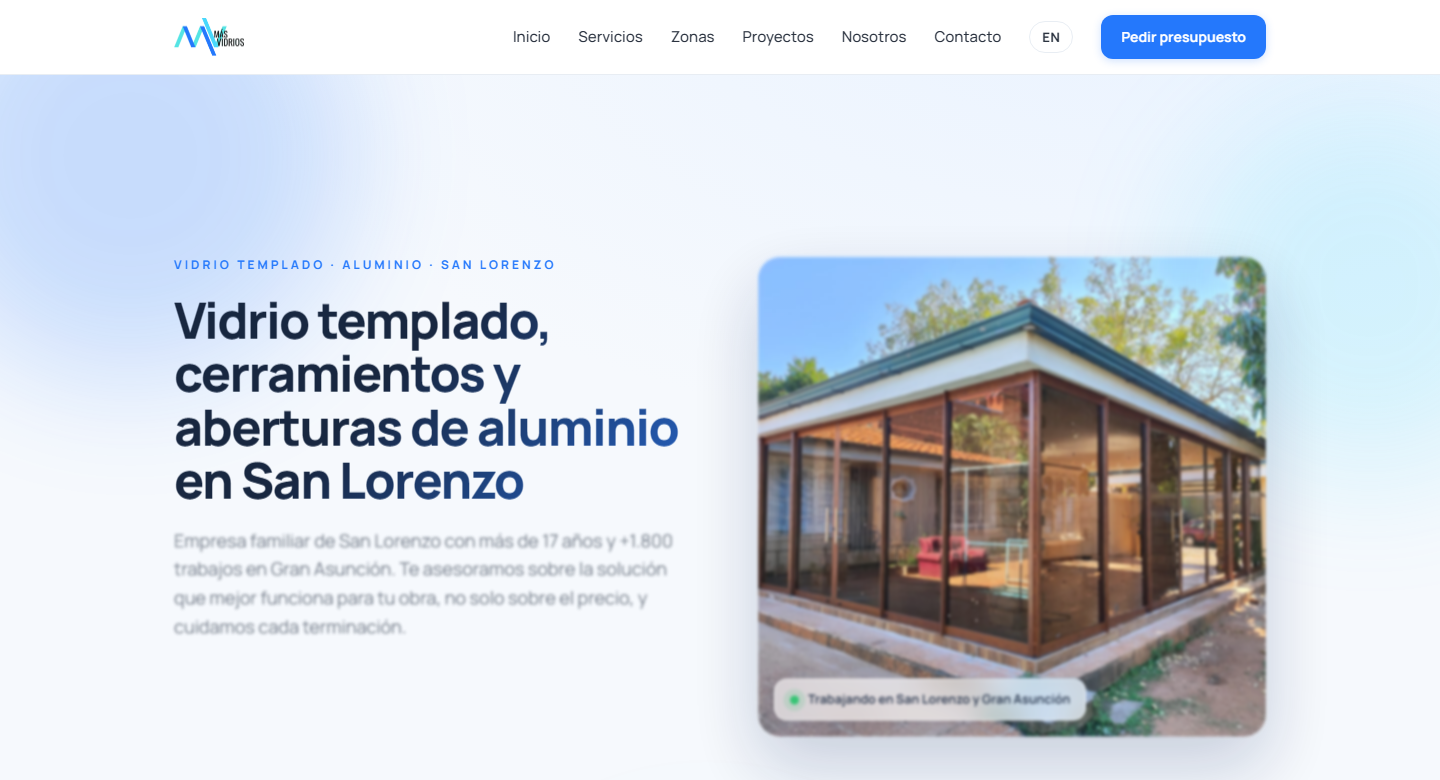 Sitio de Mas Vidrios